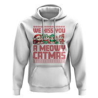 Christmas Cat Hoodie We Hiss You A Meowy Catmas