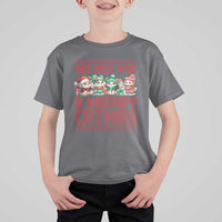 Christmas Cat T Shirt For Kid We Hiss You A Meowy Catmas - Wonder Print Shop