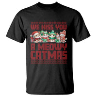 Christmas Cat T Shirt We Hiss You A Meowy Catmas - Wonder Print Shop