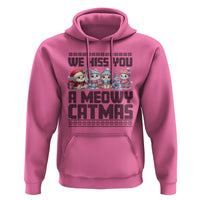Christmas Cute Cat Hoodie We Hiss You A Meowy Catmas