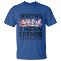 Christmas Cute Cat T Shirt We Hiss You A Meowy Catmas - Wonder Print Shop