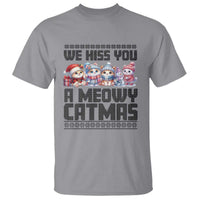 Christmas Cute Cat T Shirt We Hiss You A Meowy Catmas - Wonder Print Shop
