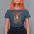 Christmas Cowboy Cat T Shirt For Women Meowdy Christmas And Happy Mew Year - Wonder Print Shop