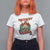 Christmas Cowboy Cat T Shirt For Women Meowdy Christmas And Happy Mew Year - Wonder Print Shop