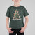 Christmas Cat T Shirt For Kid Santa Paw And Claw Cats Xmas Tree - Wonder Print Shop