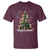 Christmas Cat T Shirt Santa Paw And Claw Cats Xmas Tree - Wonder Print Shop