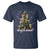 Christmas Cat T Shirt Santa Paw And Claw Cats Xmas Tree - Wonder Print Shop