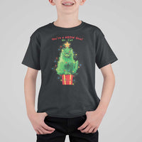 Funny Christmas Cat T Shirt For Kid You Are A Meow One Mr. Cat Green Cat - Wonder Print Shop