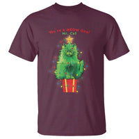 Funny Christmas Cat T Shirt You Are A Meow One Mr. Cat Green Cat - Wonder Print Shop