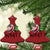 Funny Xmas Moo Deng Christmas Ornament What Baby Hippo Pushing Christmas Tree - Wonder Print Shop