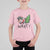 Funny Christmas Moo Deng T Shirt For Kid What Baby Hippo Pushing Christmas Tree - Wonder Print Shop