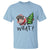 Funny Christmas Moo Deng T Shirt What Baby Hippo Pushing Christmas Tree - Wonder Print Shop