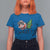 Funny Christmas Moo Deng T Shirt For Women What Baby Hippo Pushing Christmas Tree - Wonder Print Shop