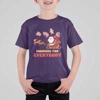 Funny Christmas Moo Deng For Everyone T Shirt For Kid Cute Baby Hippo Santa Reindeer - Wonder Print Shop