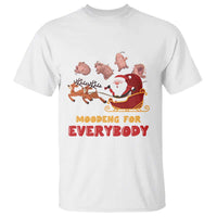 Funny Christmas Moo Deng For Everyone T Shirt Cute Baby Hippo Santa Reindeer - Wonder Print Shop