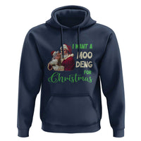 Funny I Want A Moo Deng For Christmas Hoodie
