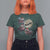 Funny Christmas Moo Deng T Shirt For Women Baby Hippo Santa Sleigh Galaxy Outer Space - Wonder Print Shop