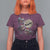 Funny Christmas Moo Deng T Shirt For Women Baby Hippo Santa Sleigh Galaxy Outer Space - Wonder Print Shop