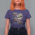 Funny Christmas Moo Deng T Shirt For Women Baby Hippo Santa Sleigh Galaxy Outer Space - Wonder Print Shop
