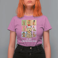 Funny Xmas Dog T Shirt For Women Santa Golden Doodle In My Christmas Era - Wonder Print Shop