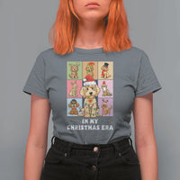 Funny Xmas Dog T Shirt For Women Santa Golden Doodle In My Christmas Era - Wonder Print Shop
