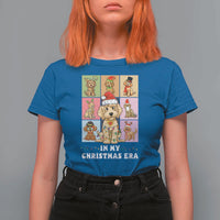 Funny Xmas Dog T Shirt For Women Santa Golden Doodle In My Christmas Era - Wonder Print Shop