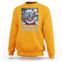 Funny Xmas Golden Retriever Sweatshirt Merry Woofmas Christmas Starry Night Dog Lover - Wonder Print Shop