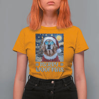 Funny Xmas Golden Retriever T Shirt For Women Merry Woofmas Christmas Starry Night Dog Lover - Wonder Print Shop