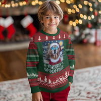 Funny Xmas Golden Retriever Ugly Christmas Sweater Merry Woofmas Christmas Starry Night Dog Lover - Wonder Print Shop