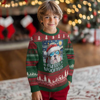 Funny Xmas Bulldog Ugly Christmas Sweater Merry Woofmas Christmas Starry Night Dog Lover - Wonder Print Shop