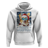 Funny Xmas Corgi Hoodie Merry Woofmas Christmas Starry Night Dog Lover