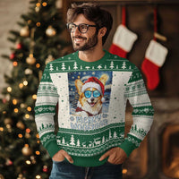 Funny Xmas Corgi Ugly Christmas Sweater Merry Woofmas Christmas Starry Night Dog Lover - Wonder Print Shop