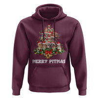 Funny Xmas Pitbull Hoodie Merry Pitmas Christmas Tree Dog Lover