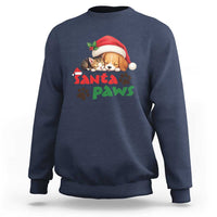 Funny Christmas Santa Paws Dogs And Cats Sweatshirt - Wonder Print Shop