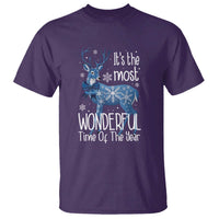 Chrismtas Reindeer Coquette T Shirt It's The Most Wonderful Time Of The Year - Wonder Print Shop