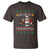 Funny Xmas Grilling T Shirt Smokey Christmas BBQ Santa Grill Roast On Smoker - Wonder Print Shop