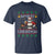 Funny Xmas Grilling T Shirt Smokey Christmas BBQ Santa Grill Roast On Smoker - Wonder Print Shop