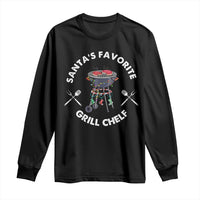 Funny Xmas Grilling Long Sleeve Shirt Christmas