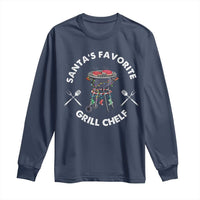 Funny Xmas Grilling Long Sleeve Shirt Christmas
