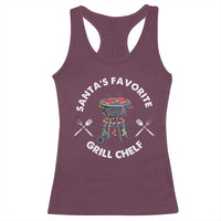 Funny Xmas Grilling Racerback Tank Top Christmas