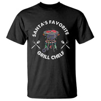 Funny Xmas Grilling T Shirt Santa's Favorite Grill Chelf BBQ - Wonder Print Shop