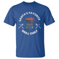 Funny Xmas Grilling T Shirt Santa's Favorite Grill Chelf BBQ - Wonder Print Shop