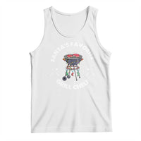 Funny Xmas Grilling Tank Top Santa's Favorite Grill Chelf BBQ