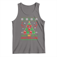 Funny Xmas Grilling Tank Top Merry Grill Mas Santa Grilling BBQ Smoking Meat