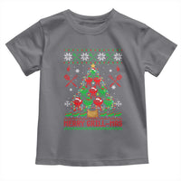 Funny Xmas Grilling Toddler T Shirt Merry Grill Mas Santa Grilling BBQ Smoking Meat
