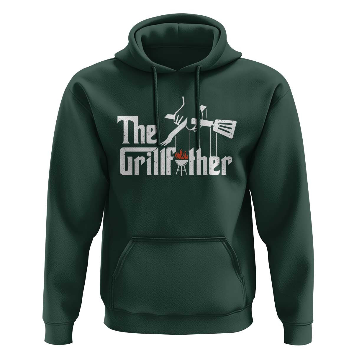 Funny Grill Dad Hoodie The Grillfather BBQ Party Grilling