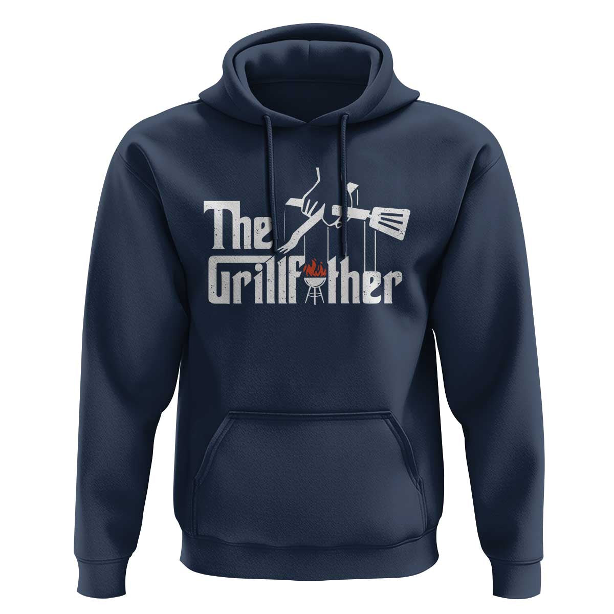 Funny Grill Dad Hoodie The Grillfather BBQ Party Grilling