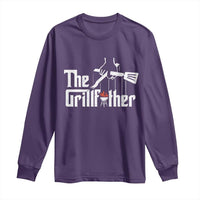 Funny Grill Dad Long Sleeve Shirt The Grillfather BBQ Party Grilling