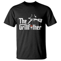 Funny Grill Dad T Shirt The Grillfather BBQ Party Grilling - Wonder Print Shop