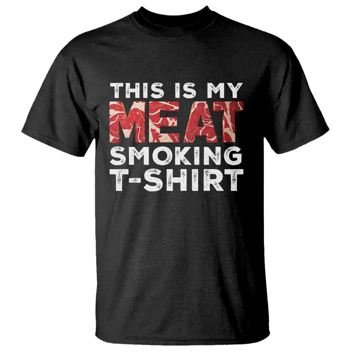 Funny This Is My Meat Smoking T Shirt Grilling BBQ Lover - Wonder Print Shop